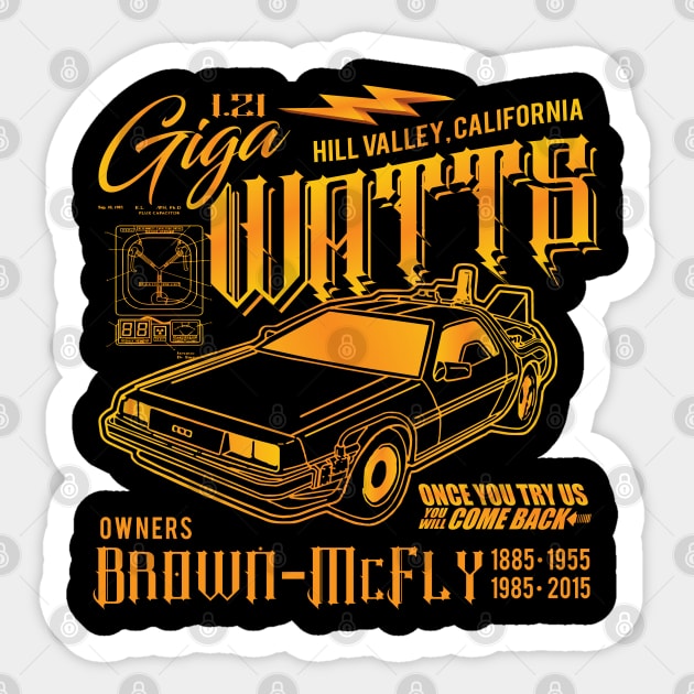 Watts Garage Sticker by Alema Art